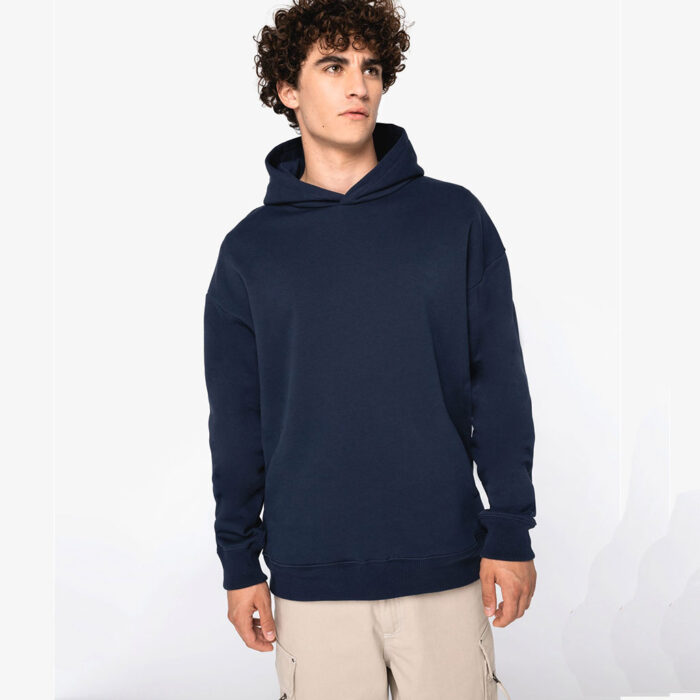 Umweltfreundliches Oversize Unisex-Kapuzensweatshirt – Bild 5