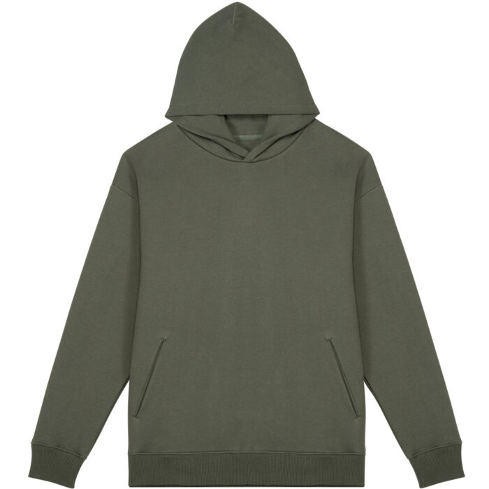 Umweltfreundliches Oversize Unisex-Kapuzensweatshirt – Bild 11