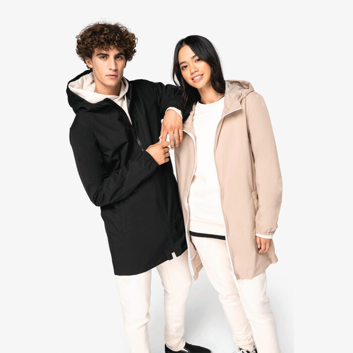 Umweltfreundliche wasserdichte Unisex-Jacke – Bild 2