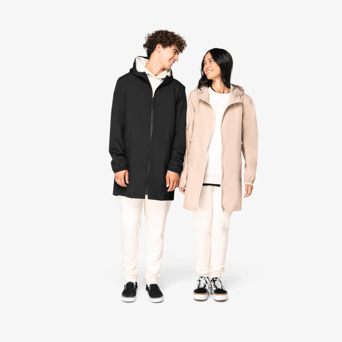 Umweltfreundliche wasserdichte Unisex-Jacke – Bild 3