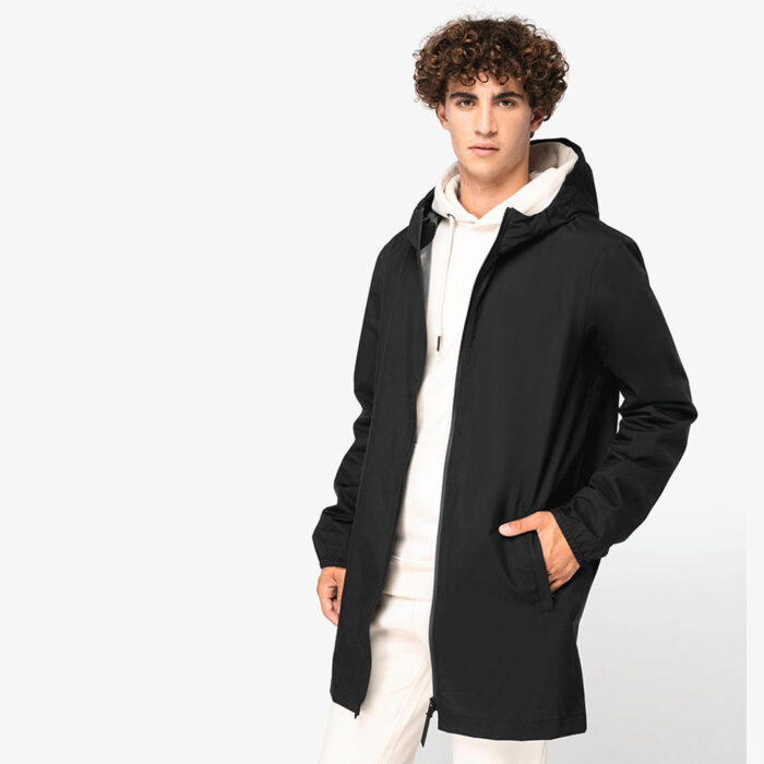 Umweltfreundliche wasserdichte Unisex-Jacke – Bild 4