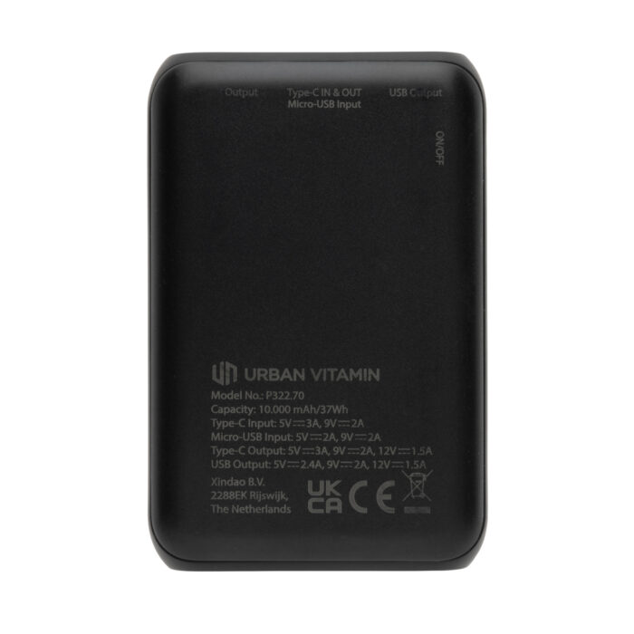 Urban Vitamin Alameda 10.000mAh 18W PD Powerbank – Bild 6