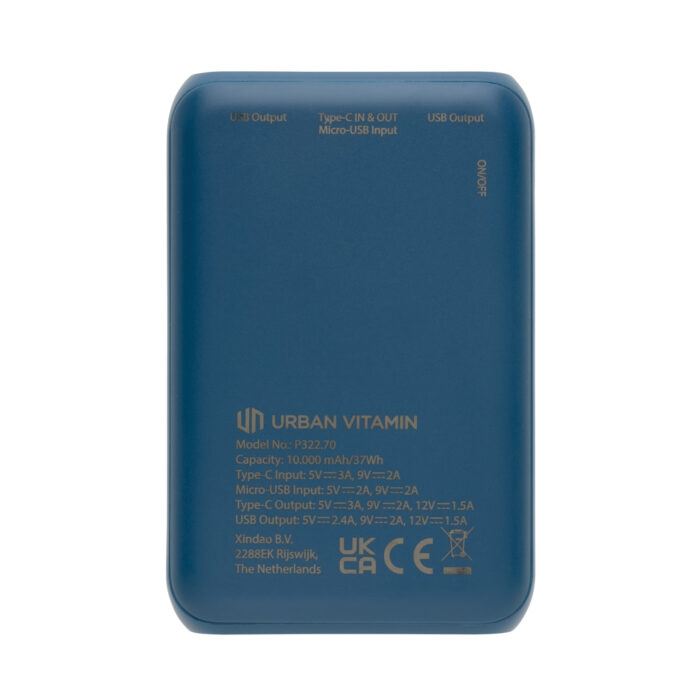 Urban Vitamin Alameda 10.000mAh 18W PD Powerbank – Bild 11