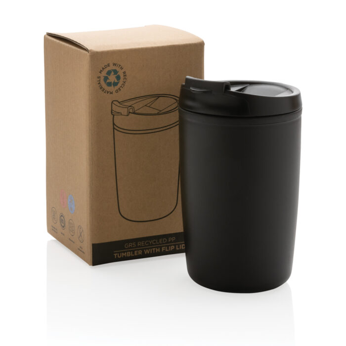 GRS recycelter PP-Becher mit Flip-Deckel – Bild 9