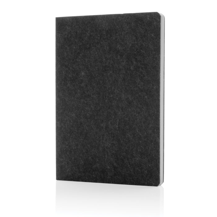 Phrase GRS-zertifiziertes A5-Notizbuch aus recyceltem Filz – Bild 2