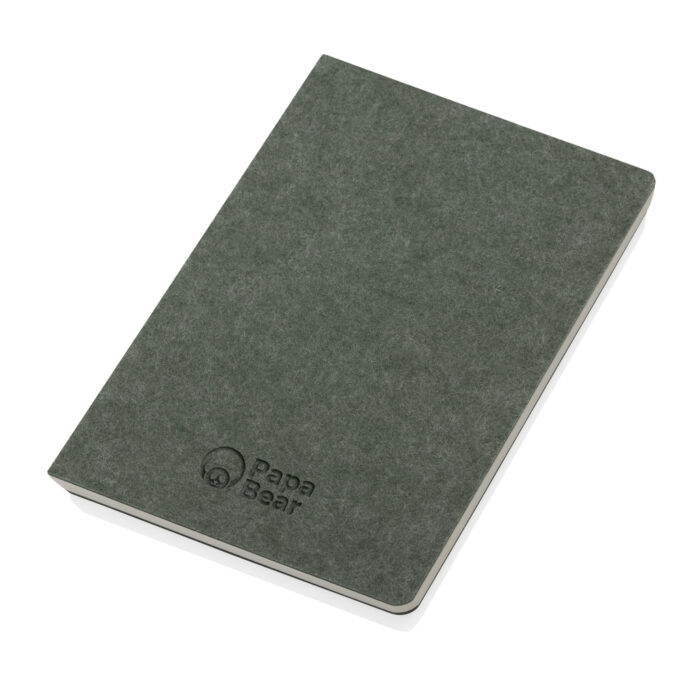 Phrase GRS-zertifiziertes A5-Notizbuch aus recyceltem Filz – Bild 6