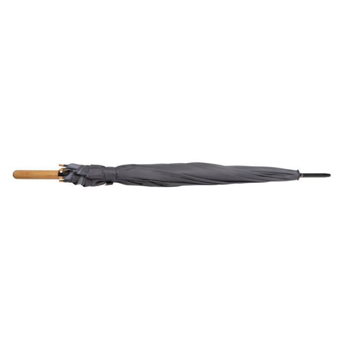 27" Impact AWARE™ RPET 190T Auto-Open Bambus-Schirm – Bild 20