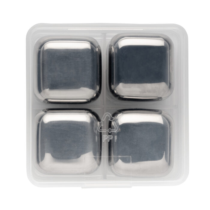 Wiederverwendbare Eiswürfel aus Stainless Steel, 4-tlg. – Bild 5