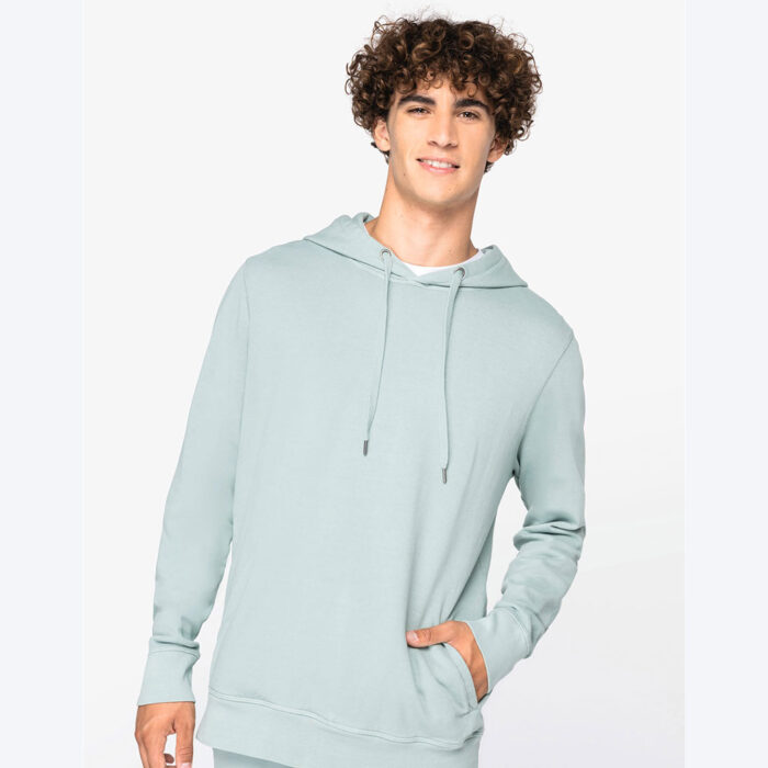 Umweltfreundliches Unisex-Kapuzensweatshirt aus French Terry – Bild 6