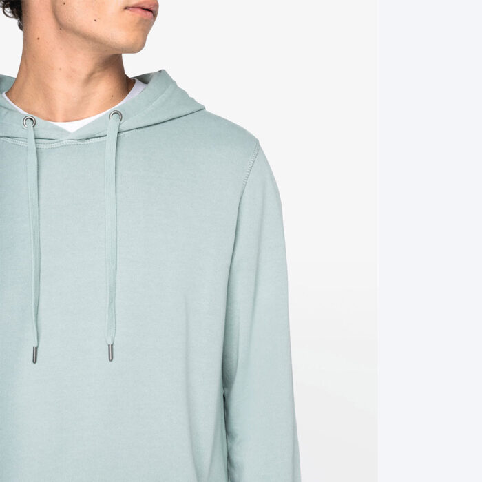 Umweltfreundliches Unisex-Kapuzensweatshirt aus French Terry – Bild 5