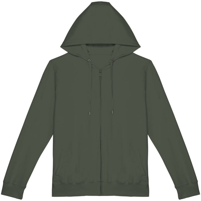 Umweltfreundliches Unisex-Kapuzensweatjacke aus French Terry – Bild 14