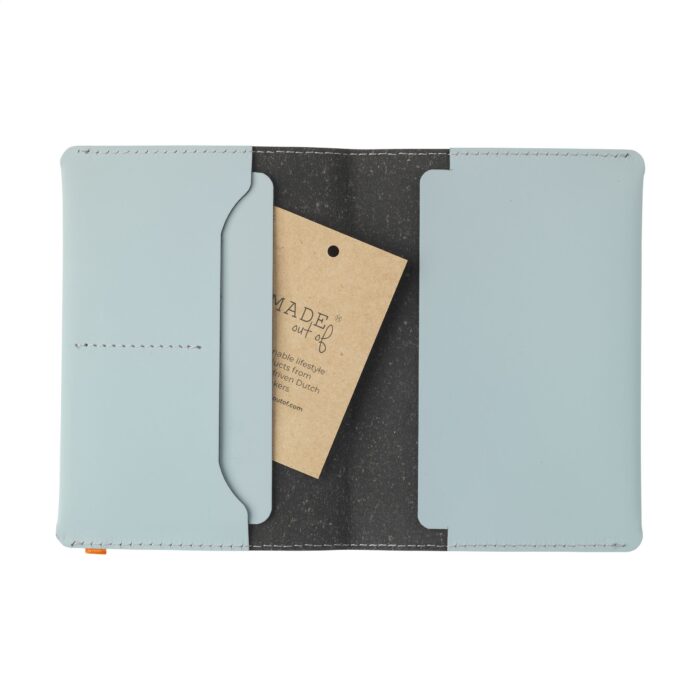 Recycled Leather Passport Holder Passhülle – Bild 3