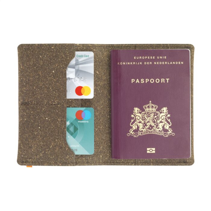 Recycled Leather Passport Holder Passhülle – Bild 4