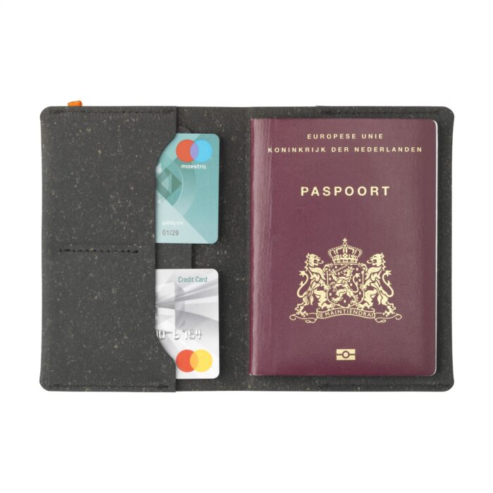 Recycled Leather Passport Holder Passhülle – Bild 8